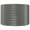 vidaXL Garden Raised Bed Galvanised Steel 396x100x68 cm Grey