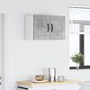 vidaXL Kitchen Wall Cabinet Wall-mounted Concrete Grey 60 x 31 x 40 cm