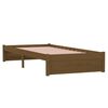 vidaXL Bed Frame without Mattress Honey Brown Solid Wood 90x200 cm
