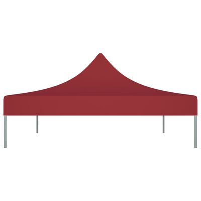 vidaXL Party Tent Roof 4x3 m Burgundy 270 g/m²