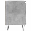 vidaXL TV Cabinet Concrete Grey 104x35x50 cm Engineered Wood