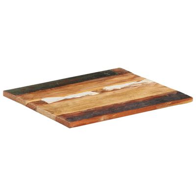 vidaXL Rectangular Table Top 60x70 cm 25-27 mm Solid Reclaimed Wood