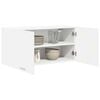vidaXL Hanging Cabinet with Door White 80 x 31 x 40 cm Engineered Wood