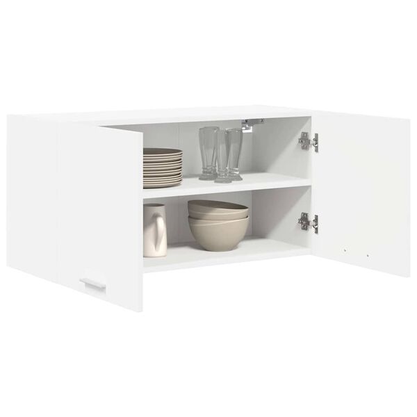 vidaXL Hanging Cabinet with Door White 80 x 31 x 40 cm Engineered Wood