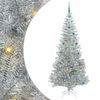 vidaXL Christmas Tree Silver 210 cm PET