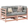 vidaXL 2 Piece Garden Sofa Set Solid Wood Douglas Fir