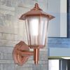 vidaXL Outdoor Uplight Wall Lantern Stainless Steel Copper
