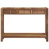 vidaXL Console Table Brown 107 x 33 x 76 cm Solid Reclaim Wood