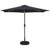 vidaXL Garden Parasol with LED Lights and Base 300 x 300 cm Polyester
