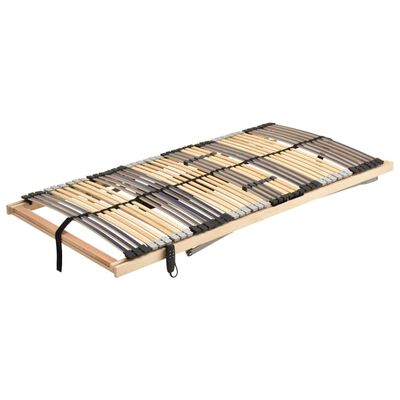 vidaXL Electrical Slatted Bed Base with 42 Slats 7 Zones 70x200 cm