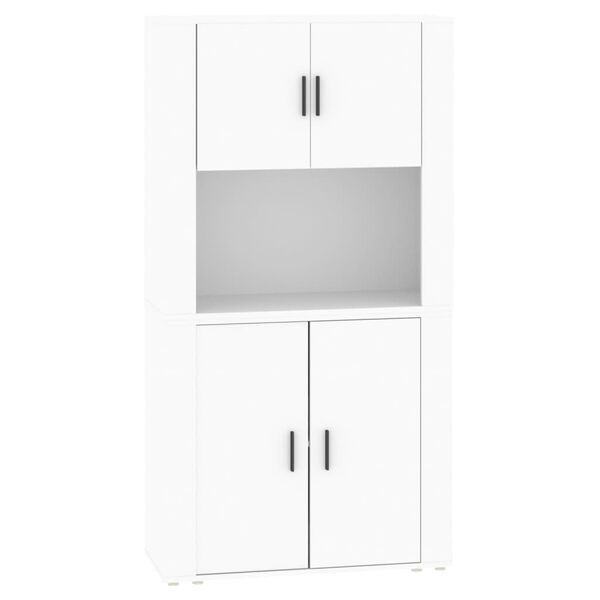 vidaXL Highboard White Engineered Wood