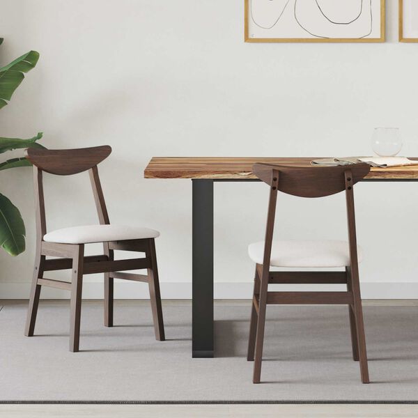 vidaXL Dining Chairs 2 pcs Light Brown 42 x 47.5 x 81 cm