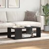 vidaXL Coffee Table Black 89.5x48x30 cm Engineered Wood