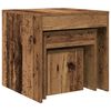 vidaXL Nesting Tables 3 pcs Old Wood Engineered Wood