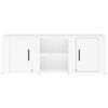 vidaXL TV Cabinet High Gloss White 100x31.5x35 cm Engineered Wood