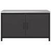 vidaXL Kitchen Storage with Shelf Black 90 x 50 x 53 cm Steel