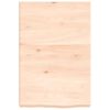 vidaXL Bathroom Countertop 40x60x(2-6) cm Untreated Solid Wood
