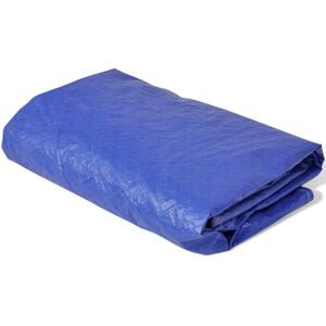 vidaXL Pool Cover | Dark Blue | Polyethylene | 540 cm Diameter