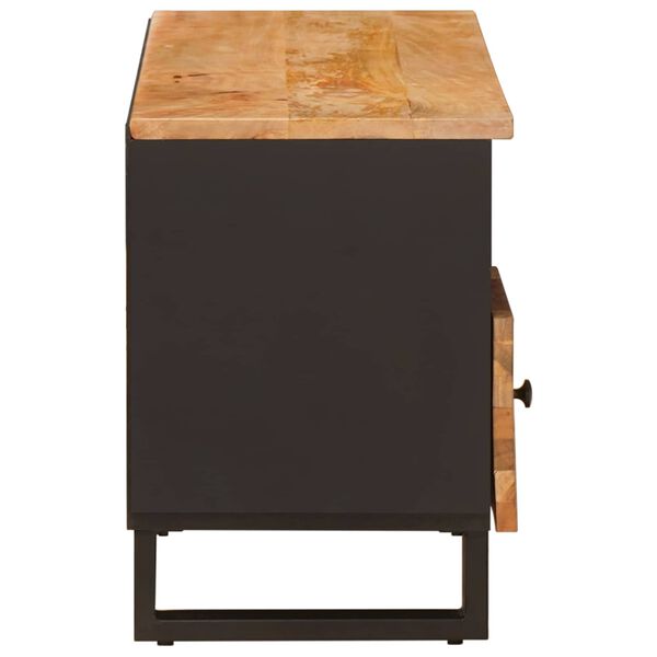 vidaXL TV Cabinet Corona Brown 100 x 33.5 x 46 cm Solid Mango Wood