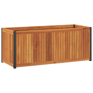 vidaXL Garden Planter | Natural Wood | Solid Acacia Wood