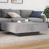 vidaXL Coffee Table Concrete Grey 100x100x31 cm Engineered Wood