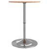 vidaXL Bar Table &Oslash;50x89.5 cm Solid Wood Beech