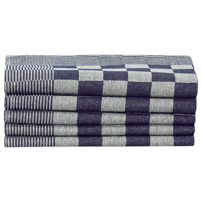 vidaXL 20 Piece Towel Set Blue and White Cotton