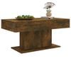 vidaXL Coffee Table Smoked Oak 96x50x45 cm Engineered Wood