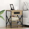 vidaXL Bedside Cabinet Sonoma Oak 41 x 31 x 51 cm Engineered Wood