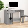 vidaXL Desk Grey Sonoma 100x50x75 cm Engineered Wood