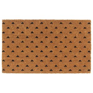 vidaXL Door Mat Natural 45x75 cm Tufted Coir