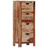 vidaXL Drawer Cabinet 40x30x100 cm Solid Acacia Wood