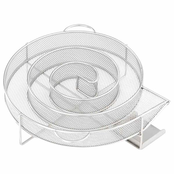 vidaXL Cold Smoke Generator Round 19.5 cm Stainless Steel