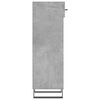vidaXL Shoe Cabinet Concrete Grey 30x35x105 cm Engineered Wood