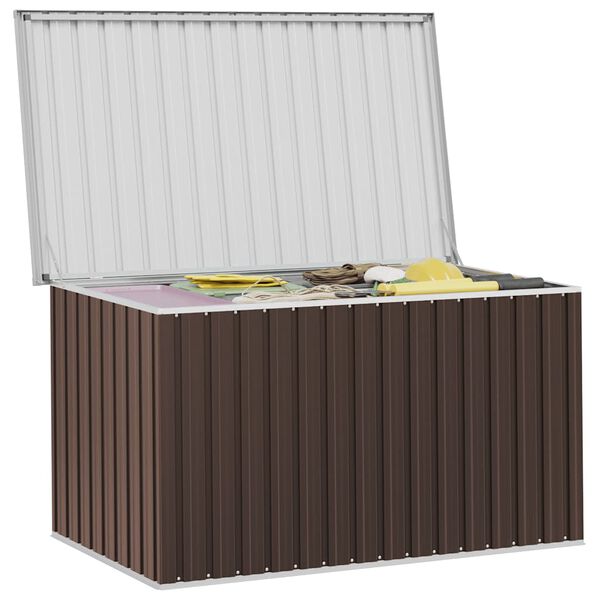 vidaXL Garden Storage Box Brown 171x99x93 cm
