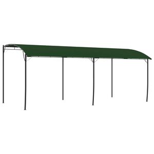vidaXL Gazebo 6 x 3 x 2.55 m Green Powder-Coated Steel and Fabric