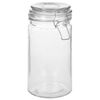 vidaXL Storage Jars with Clip Closure 6 pcs 1000 ml