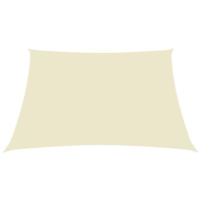 vidaXL Sunshade Sail Oxford Fabric Rectangular 2.5x3 m Cream
