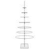 vidaXL Metal Christmas Tree for Decoration Black 210 cm