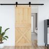vidaXL Door NARVIK 90x210 cm Solid Wood Pine
