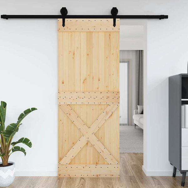 vidaXL Door NARVIK 90x210 cm Solid Wood Pine