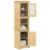 vidaXL Bathroom Cabinet Corona 50x40x185 cm Solid Wood Pine