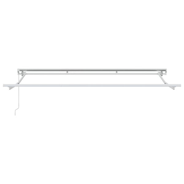 vidaXL Awning Frame White 3.5 x 2 m Powder-coated steel and aluminium