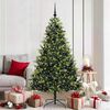 vidaXL Artificial Hinged Christmas Tree 300 LEDs Green 180 cm