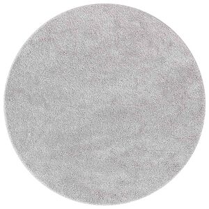 vidaXL Anti-slip Shaggy Rug Grey 160 x 160 cm PP