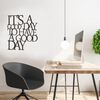 Homemania Wall Decoration Words 61x70 cm Steel Black