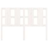 vidaXL Bed Headboard White 125.5x4x100 cm Solid Wood Pine