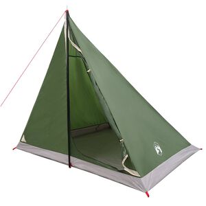 vidaXL Backpacking Tent 2-Person Green 185T Polyester with PU Coating