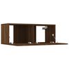 vidaXL 5 Piece TV Cabinet Set Brown Oak Engineered Wood