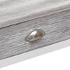 vidaXL Console Table Grey 90x30x77 cm Wood